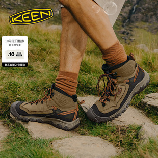 TARGHEE MID WP男子户外耐磨登山鞋 KEEN官方 徒步鞋 新品