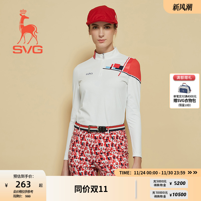 女士长袖T恤SUNVIEWGOLF