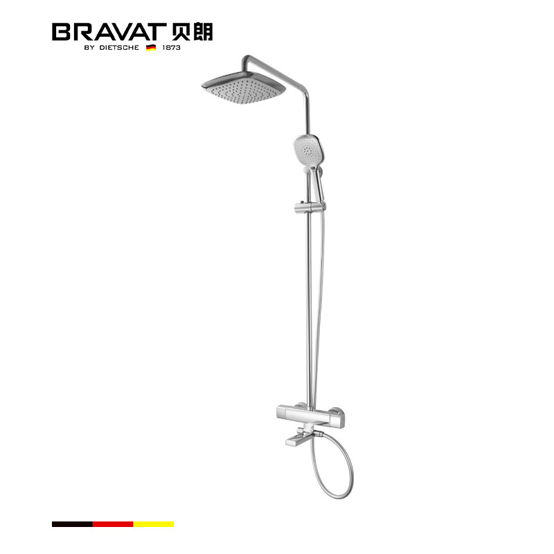 德国贝朗 瑞尔系列一体式全铜恒温淋浴花洒套装 F699153CP-A1|ruв категории награду материалов, 卫浴五金, 淋浴花洒, 恒温花洒套装 - от Buy2taobao.com для оказания профессиональной услуги покупки агента Taobao