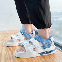 Men's autumn sandals for outerwear, trendy brand, popular sports air cushion, Roman junior high school students, imported high-end beach, Vietnam thumbnail 7