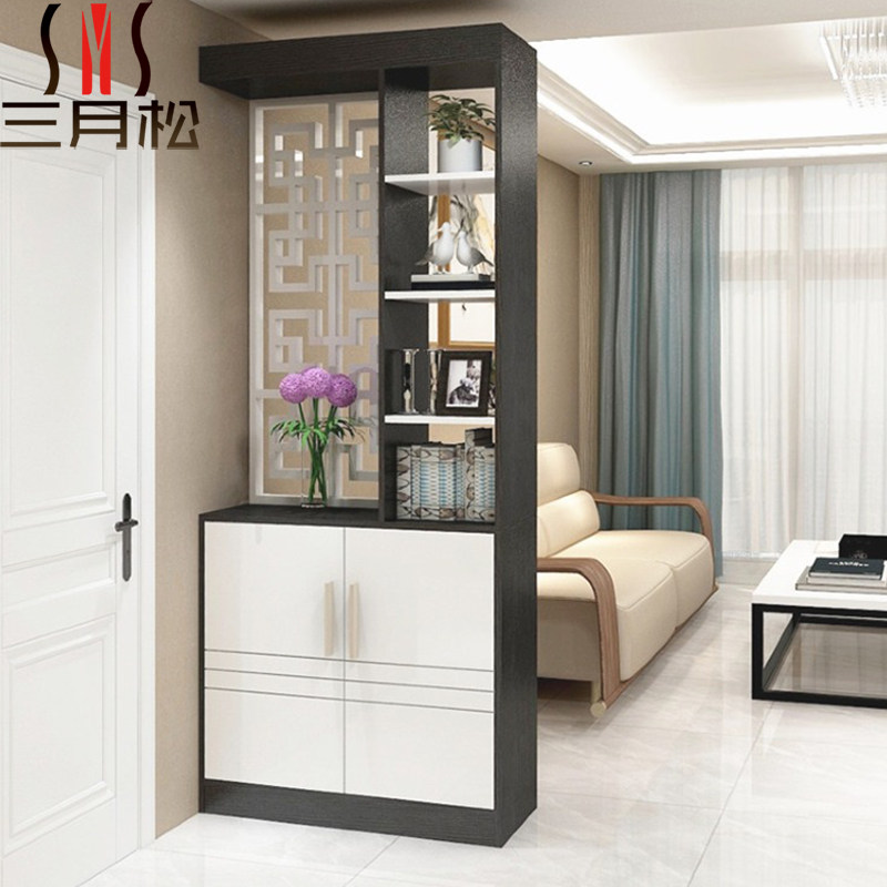 新品入户客厅双面烤漆进门玄关柜鞋柜现代简约隔断柜门厅装饰屏风