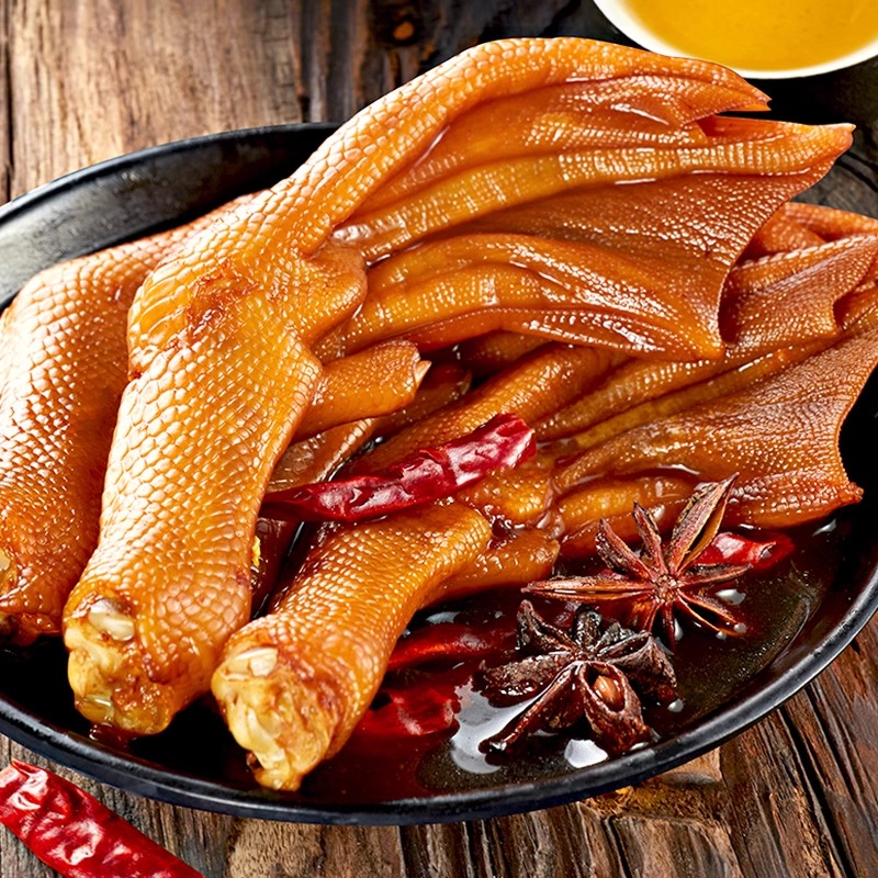 比比赞龙岩泡鸭爪解馋零食