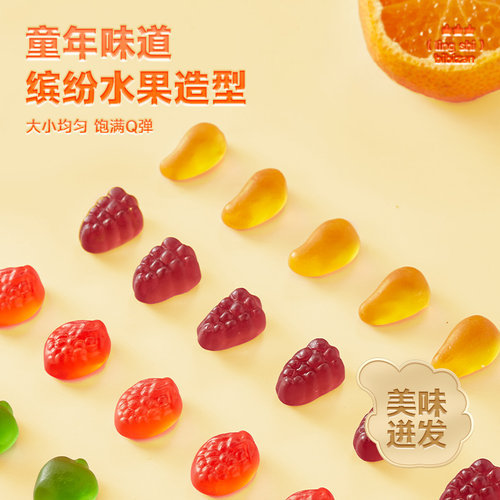 比比赞网红零食混合口味Q弹软糖