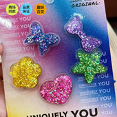 花流沙流动液体闪亮鞋 2025新款 鞋 配饰专柜正品 扣配件智必星 洞洞鞋