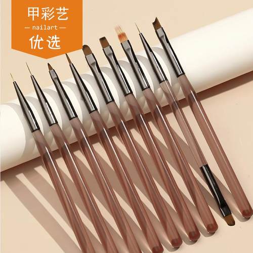 美甲笔刷套装日式专业彩绘笔