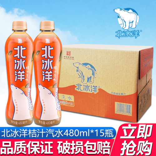 北冰洋桔汁汽水480ml*15瓶整箱装