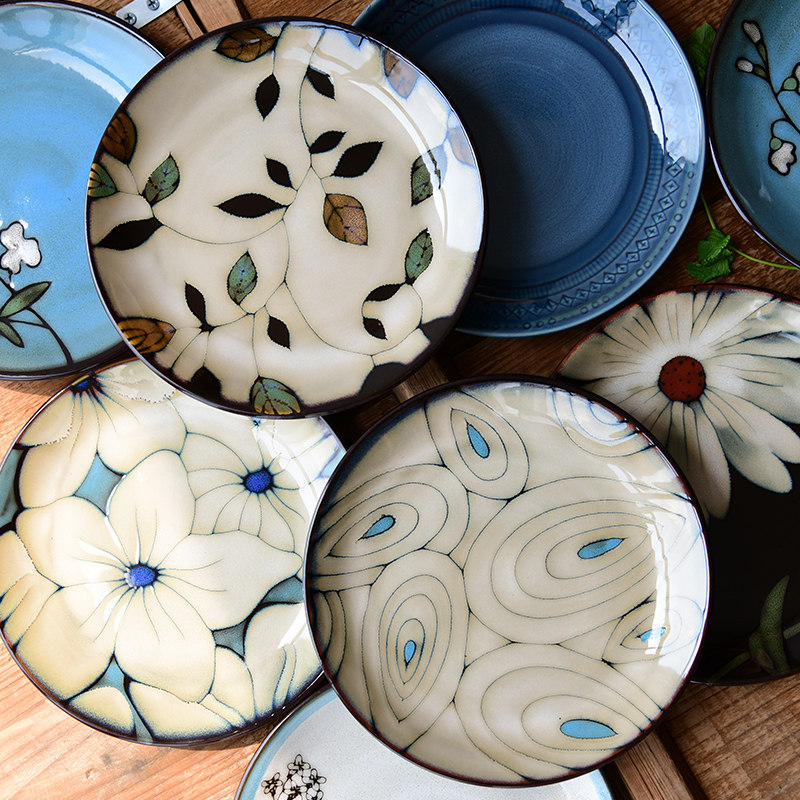 American style porcelain glaze Western dishes