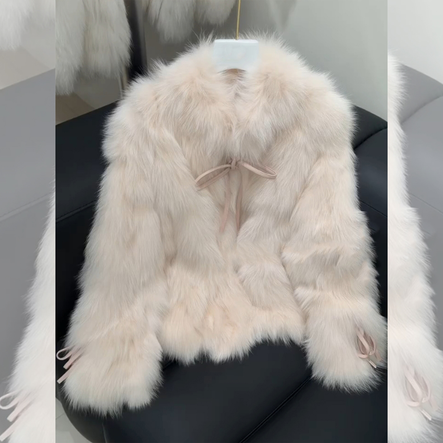 2025冬季新款仿水貂毛年轻皮草女