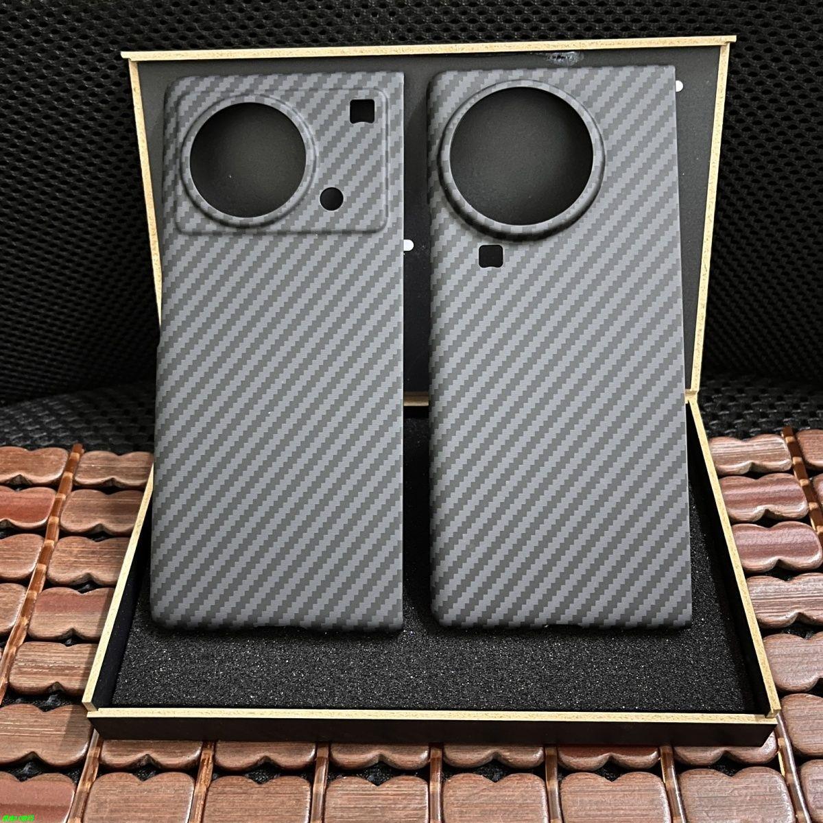 适用于 凯夫拉同款vivo xfold2手机壳XFold3碳纤维纹XFold保护套XFold3pro超薄折叠xfold+