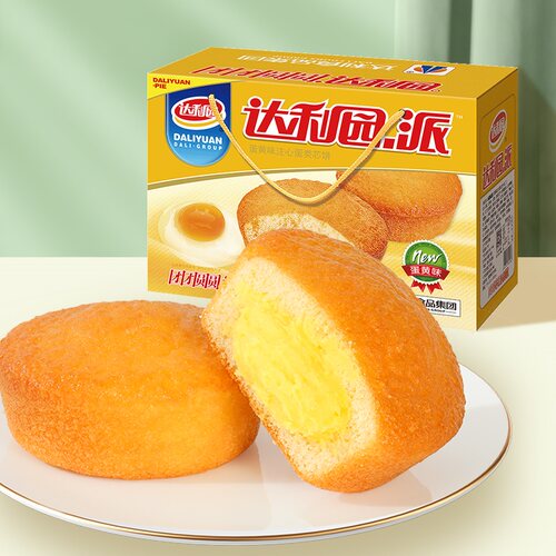 达利园蛋黄派早餐面包