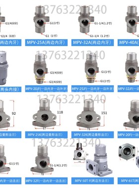 速发螺杆空压机M压阀最小压力阀保P0-15JF20A25F2K4V6580压力维持