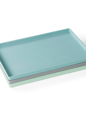 速发2025密胺餐具托盘方盘形商用餐厅上菜餐盘仿瓷家用茶长拖盘