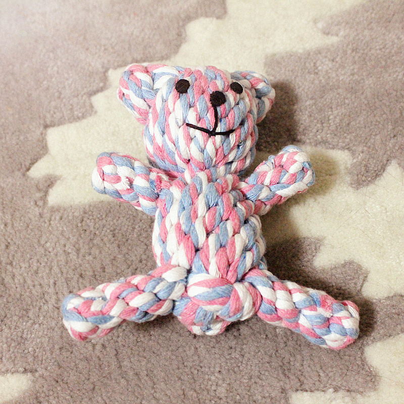 速发玩具磨牙耐咬绳结尖叫鸡金毛泰迪用中大型犬幼闷解犬小品