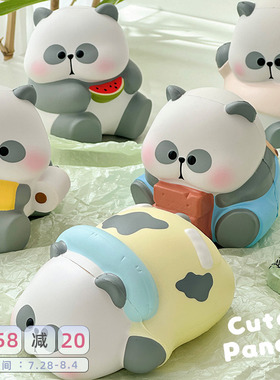 速发可压熊猫解压捏捏乐慢回弹减爱神礼儿童办公室桌面小摆件创意