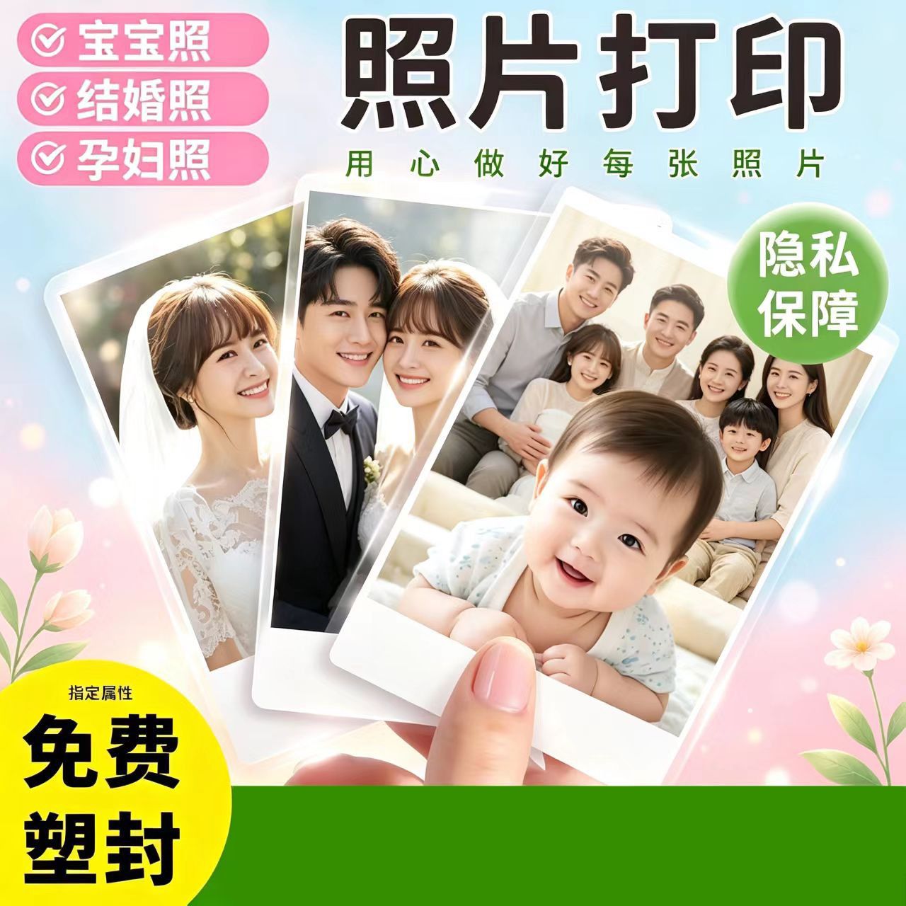 照片打印冲印洗照片塑料冲洗相片手机照片做成相册拍立得高清制作