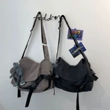 Мужская тканевая ретро сумка через плечо для отдыха, сумка для путешествий на одно плечо, ткань