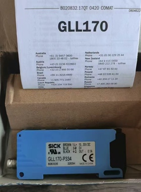 Sick 西克GLL170-P334单机光纤放大器订货号6063335全新原装现货
