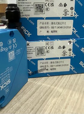 Sick 西克WL34-R230镜反射光电传感器订货号：1019249全新现货