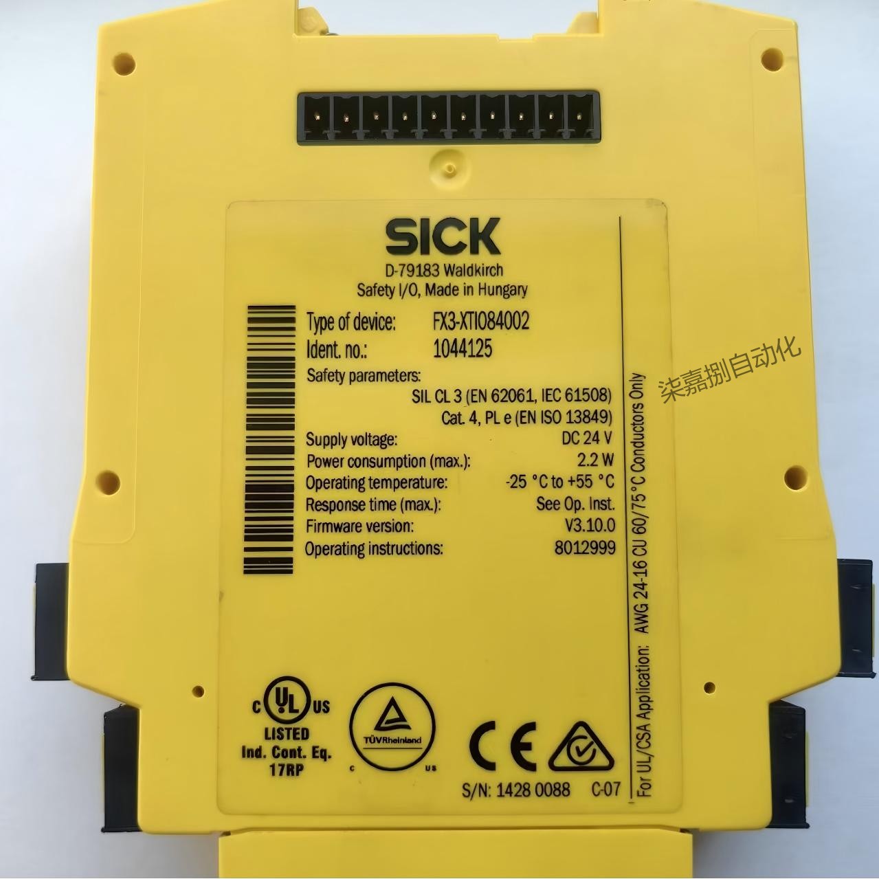 FX3-XTIO84002西克安全继电器