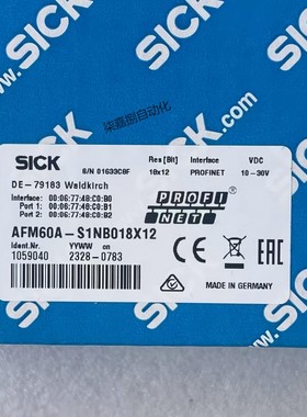 Sick西克AFM60A-S1NB018x12绝对值编码器订货号：1059040全新现货