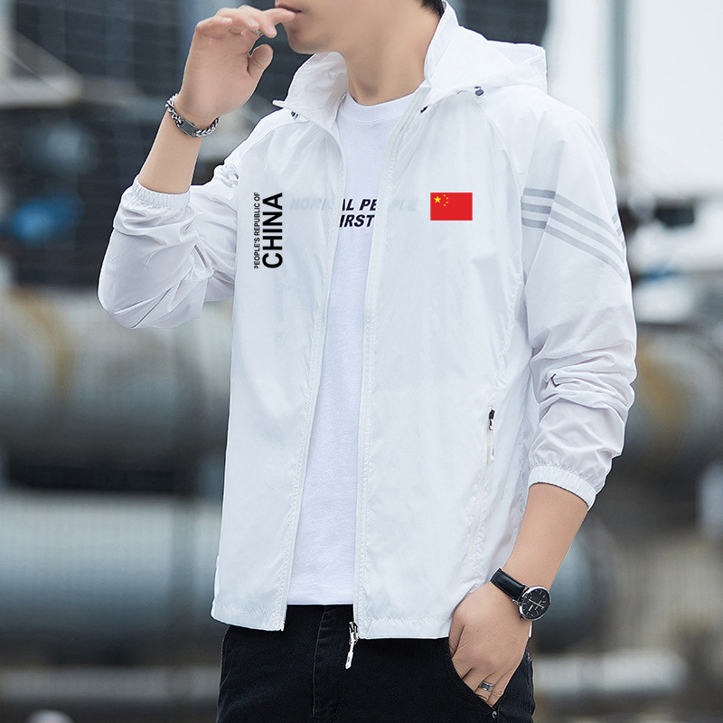 中国队China防晒衣夏季速干户外钓鱼防晒服透气皮肤衣垂钓外套