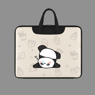 卡通可爱电脑内胆包适用苹果macbook pro13.3寸联想小新Air14保护套华为惠普15.6寸戴尔16寸女生笔记本手提包