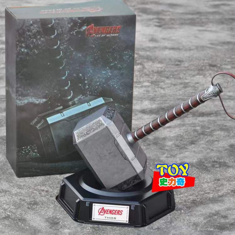 漫威复仇者联盟4雷神托尔1:1雷神之锤cos道具武器玩具摆件盒装