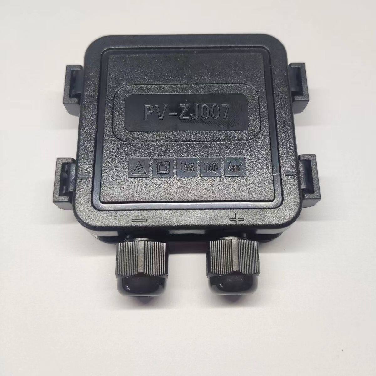 光伏接线盒太阳能电池板60W80W接线盒防水阻燃电线盒光伏线盒