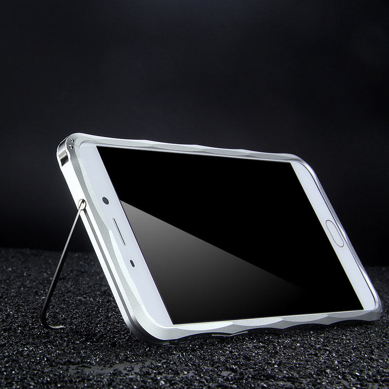 iMatch Slim Light Aluminum Metal Shockproof Bumper with Kickstand for OPPO R9 Plus & OPPO R9