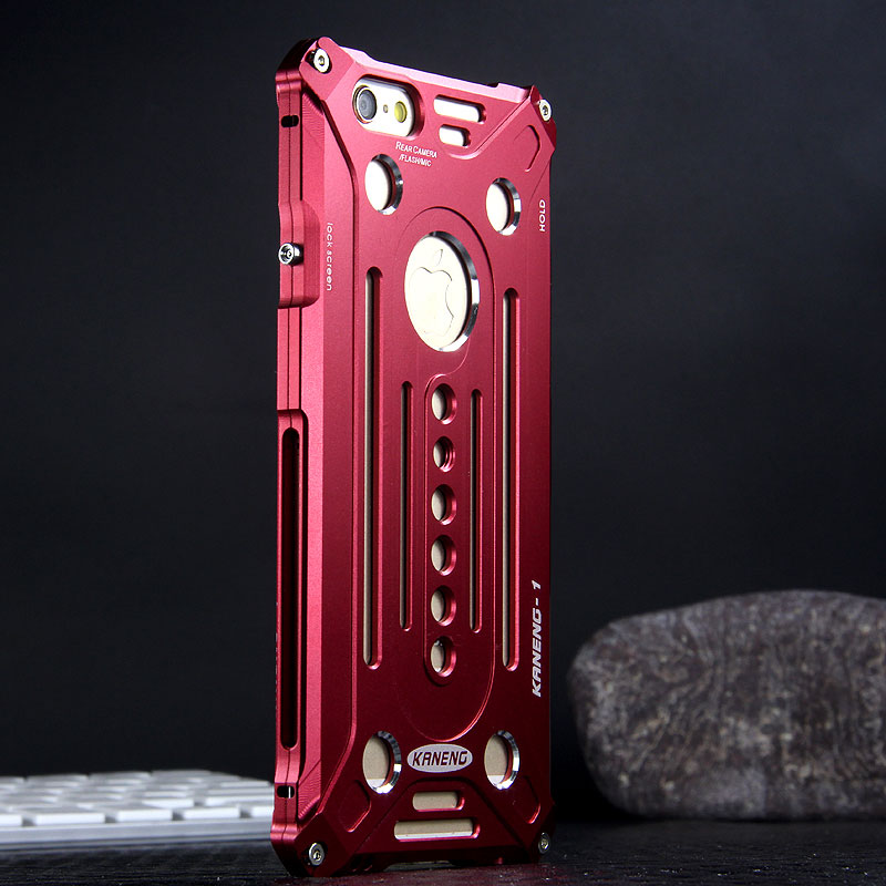 KANENG Powerful Aluminum Shell Shockproof Aerospace Metal Case Cover for Apple iPhone 6S/6 & iPhone 6S Plus/6 Plus & iPhone SE