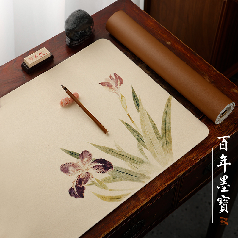 双悦彩画书法画毡 彩绘毛毡垫 桌垫书画皮毡垫学生皮革布书法毛毡