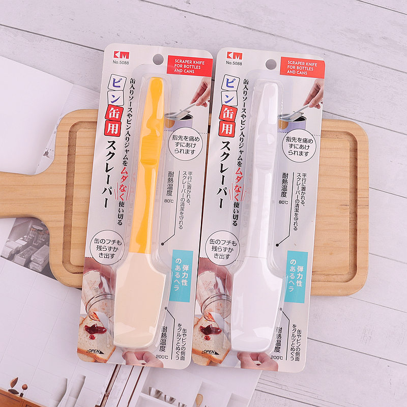 KM多用瓶底刮刀奶油软胶抹刀烘焙