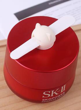 日本大创DAISO面霜勺子收纳固定器护肤品眼霜挖取身体霜挖勺支架