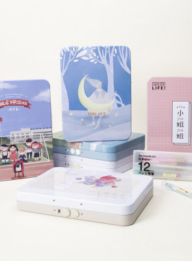 小学生六年级网红毕业纪念册铁盒