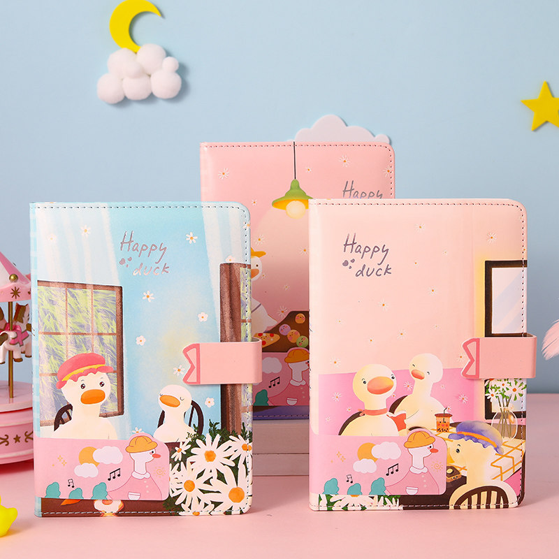 心日记本本子日系记事本随身便携简约ins风美少女网红小仙女手账本