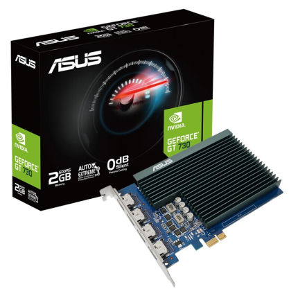 华硕ASUS GT730-4H-SL-2GD5家用办公分屏显卡4屏输出HDMI