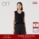 T恤莫代尔背心简约百搭女装 OTT 款 绣花无袖 商场同款 夏季