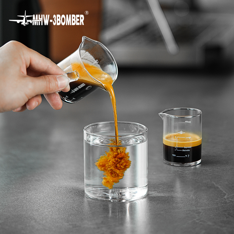 轰炸机意式浓缩咖啡杯咖啡量杯