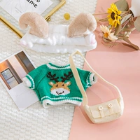 Белая зеленая повязка на голову, свитер