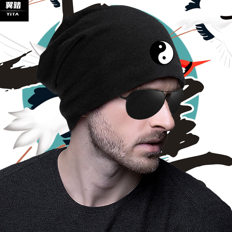 太极晨练武术男创意中国包头帽