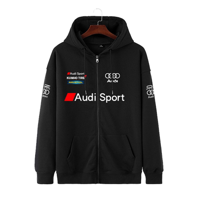 奥迪Audi汽车赛车比赛服开衫卫衣