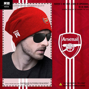 25-26赛季阿森纳队服哲凯赖什枪手足球迷包头帽子男女套头帽棉帽