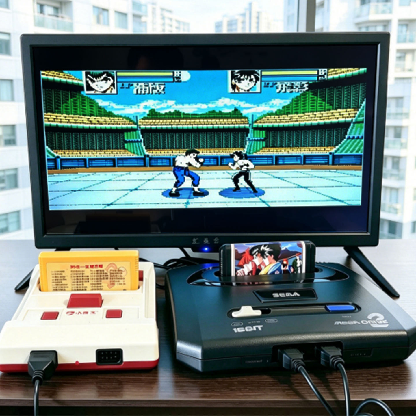 sega 世嘉游戏机 小霸王游戏机 电视复古怀旧童年的快乐