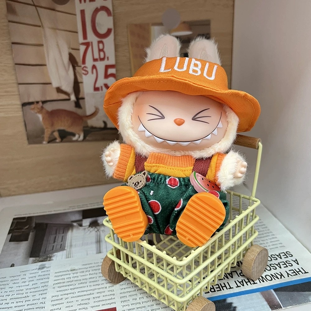 拉布布娃衣坐派对LABUBU夏日西瓜