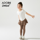 鲨鱼裤 儿童跑步运动训练裤 子中大童瑜伽裤 女童速干裙裤 春秋打底裤