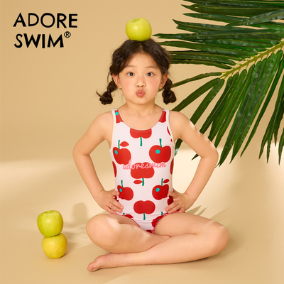 Adoreswim连体泳衣女孩防晒儿童