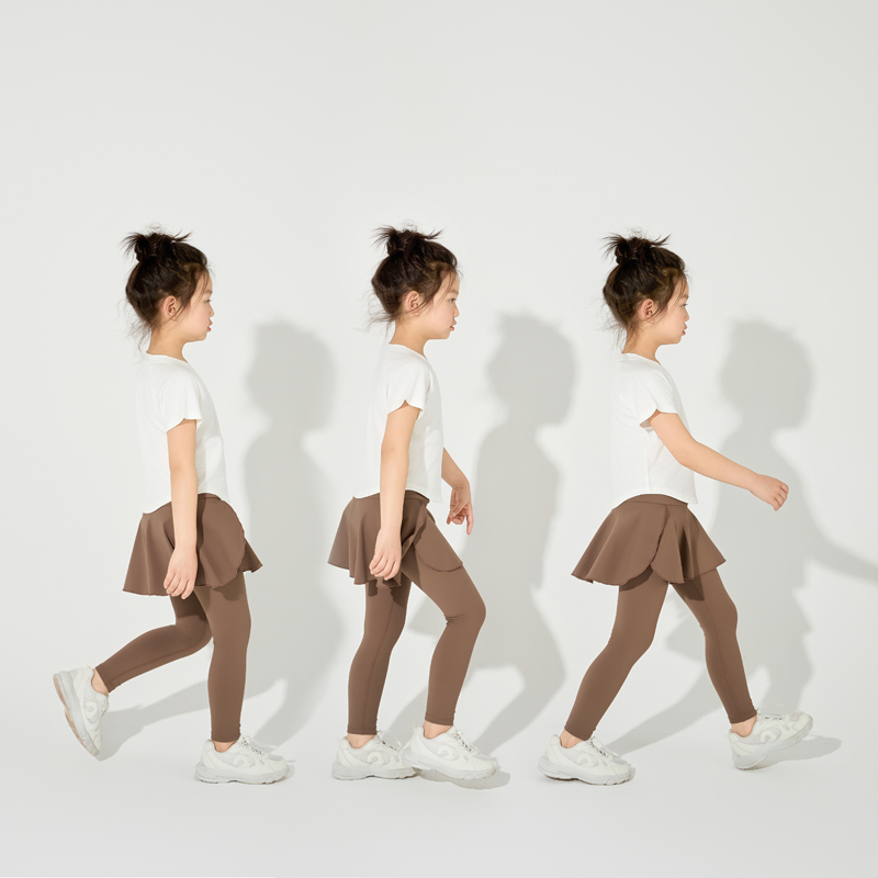 爱多尔女童运动速干裤裙健身打球