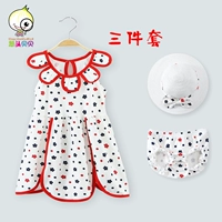 Cô gái mặc váy cotton, bé gái mùa hè, trẻ em, trẻ em, trẻ em dễ thương, quần áo mùa hè, phong cách nước ngoài, Han Faner - Váy shop đồ trẻ em