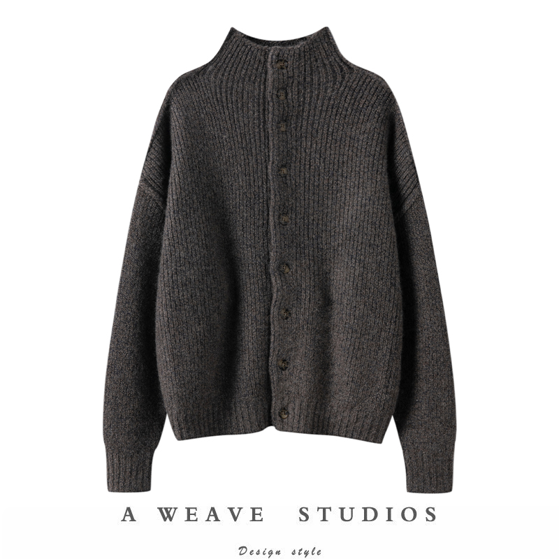 纯山羊绒衫半高领非常