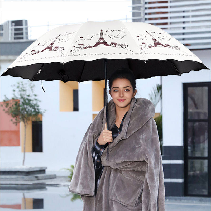 太阳伞防晒防紫外线遮阳雨伞女晴雨两用大号双人超大三折叠伞ins|msdalam kategori rumah harian, payung/gear hujan/Rain/Lembap-bukti, payung - dari Buy2taobao.com untuk memberikan perkhidmatan ejen Taobao profesional membeli